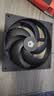 ID-COOLING（酷凛） 14cm机箱风扇 4pin接口 PWM温控散热 适用280水冷电脑CPU散热器改装 黑色无光 AS-140-K 实拍图
