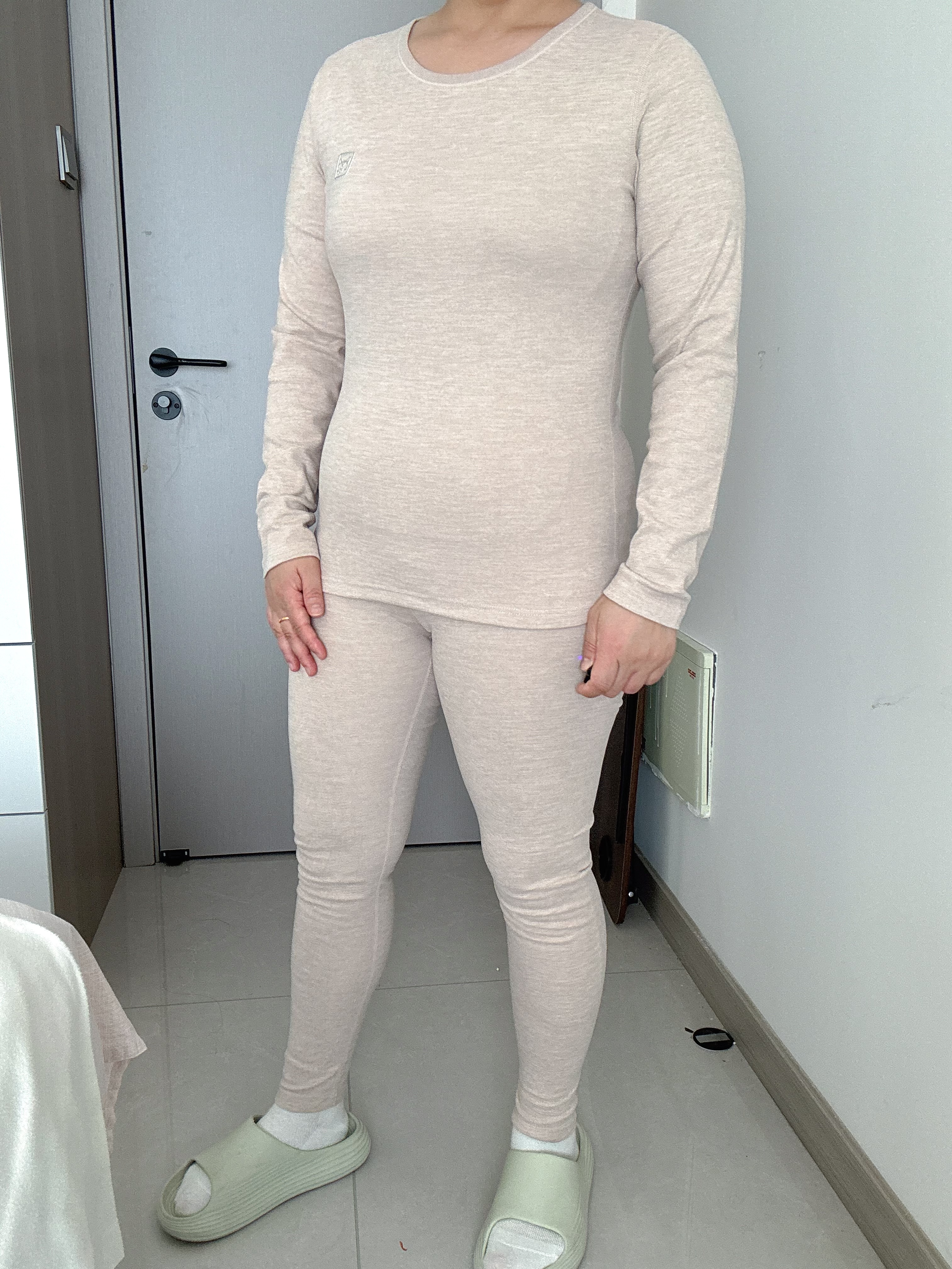 猫人保暖内衣女款秋衣秋裤套装2026新款加绒加厚德绒发热羊绒蚕丝打底 实拍图