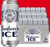 百威冰啤酒500ml*18罐整箱装【99%好评】京东自营中秋送礼 实拍图