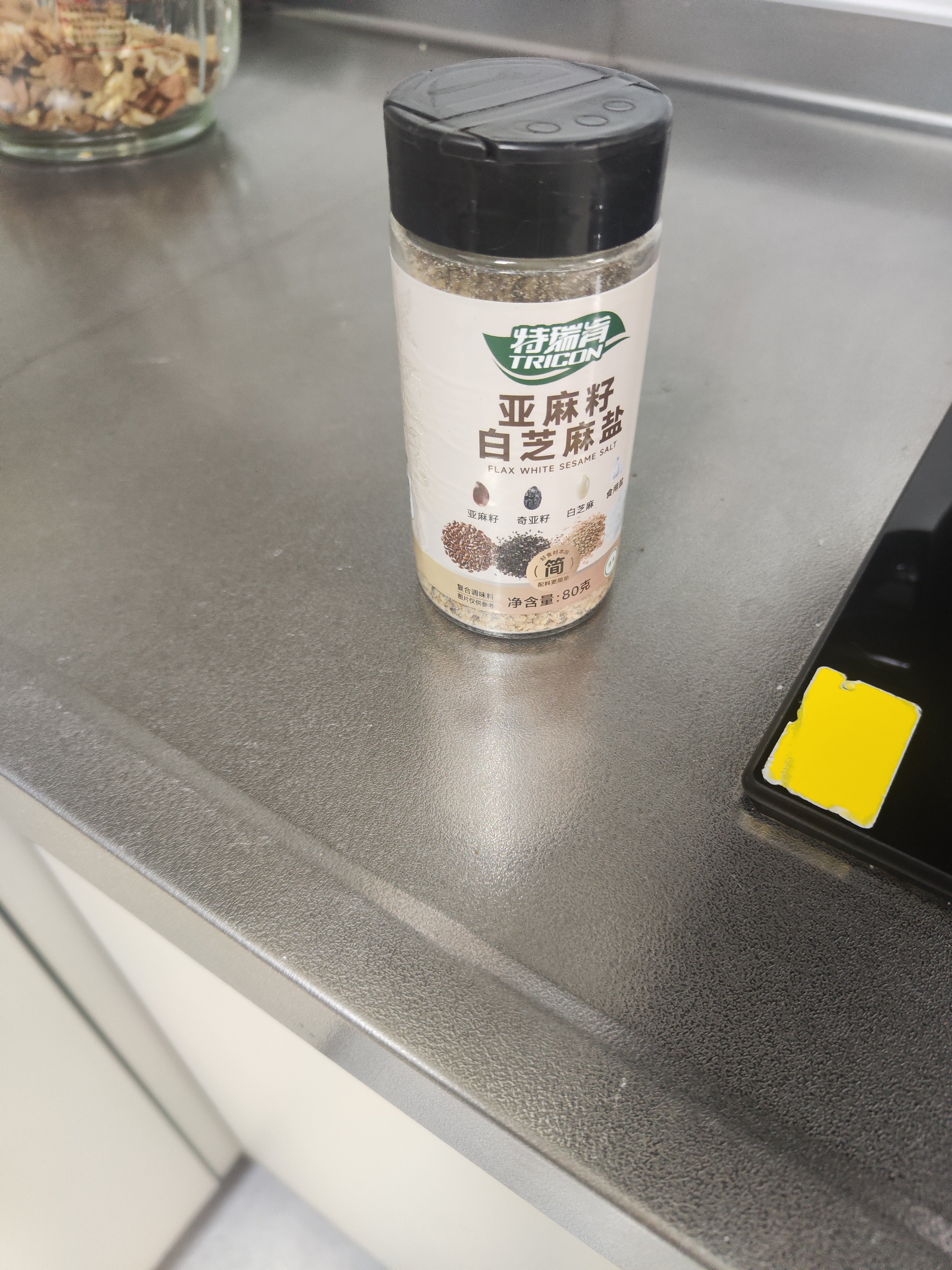 特瑞肯（TRICON）凉拌菜调料 亚麻籽芝麻盐80g凉拌菜蔬菜沙拉烧烤健身调料拌面 实拍图