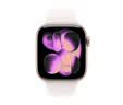 Apple/苹果/苹果 Watch S11 智能手表GPS款42毫米玫瑰金色铝金属表壳淡桃粉色运动型表带S/M MEUN4CH/B 实拍图