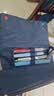 never卷心笔袋文具盒大容量高颜值韩系小众铅笔袋耐脏学生文具袋 普鲁士蓝 实拍图