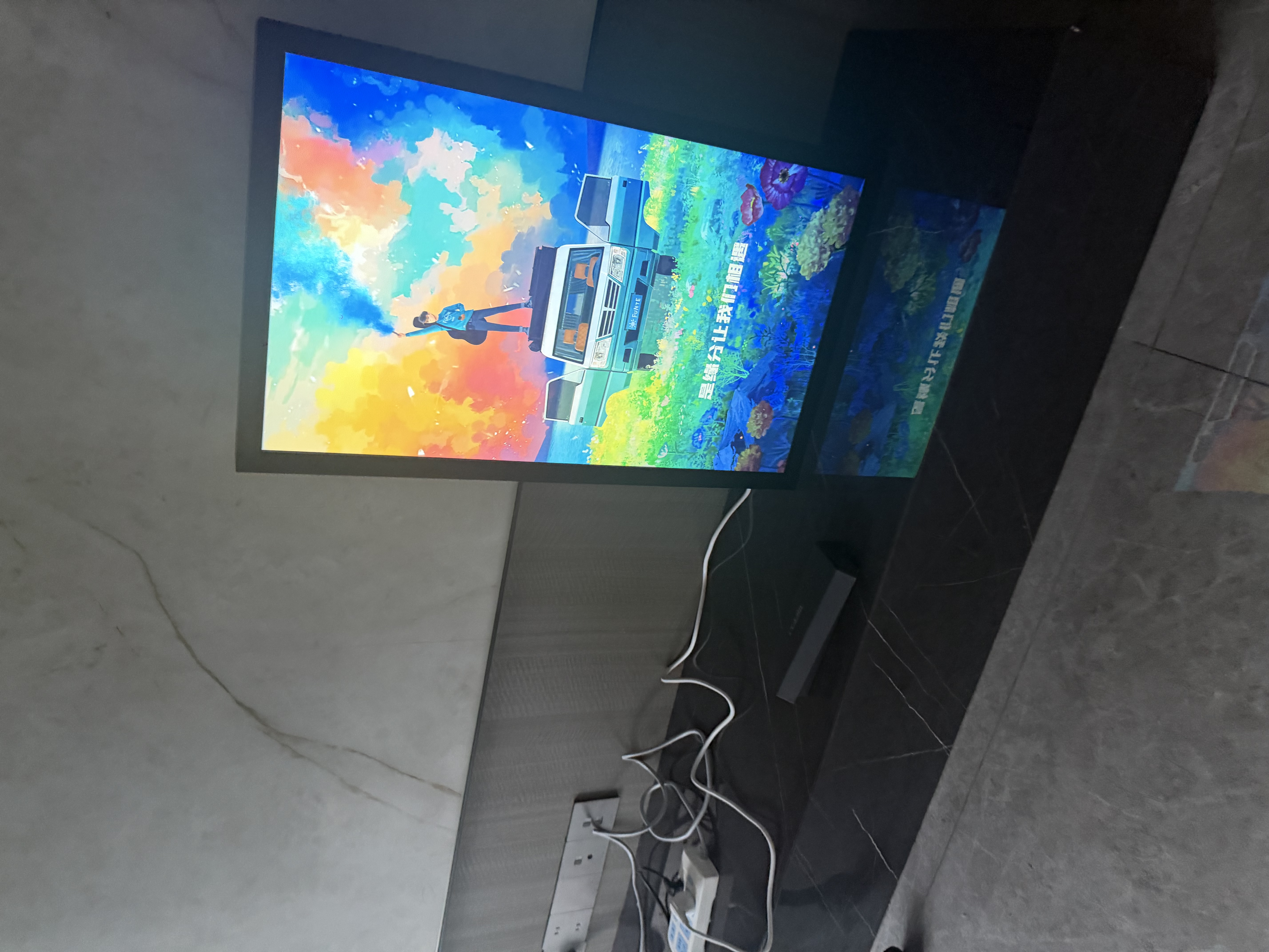 GRETA OTO壁画音响悬浮歌词蓝牙电子壁挂壁纸智能相框相册油画家用室内高级感音箱男生女生生日礼物国家补贴 实拍图
