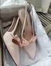 CHARLES&KEITH缎面蝴蝶结尖头高跟凉鞋女生日礼物送女友CK1-60361556 Light Pink浅粉色 38 实拍图