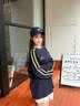 卡帕（Kappa）纯棉长袖t恤女秋新款宽松卫衣美式复古撞色球衣上衣男K0FY2TC01D 【复古撞色 | 潮酷球衣】暗夜蓝黑 2XL 185 尺码偏大，建议拍小一码 实拍图