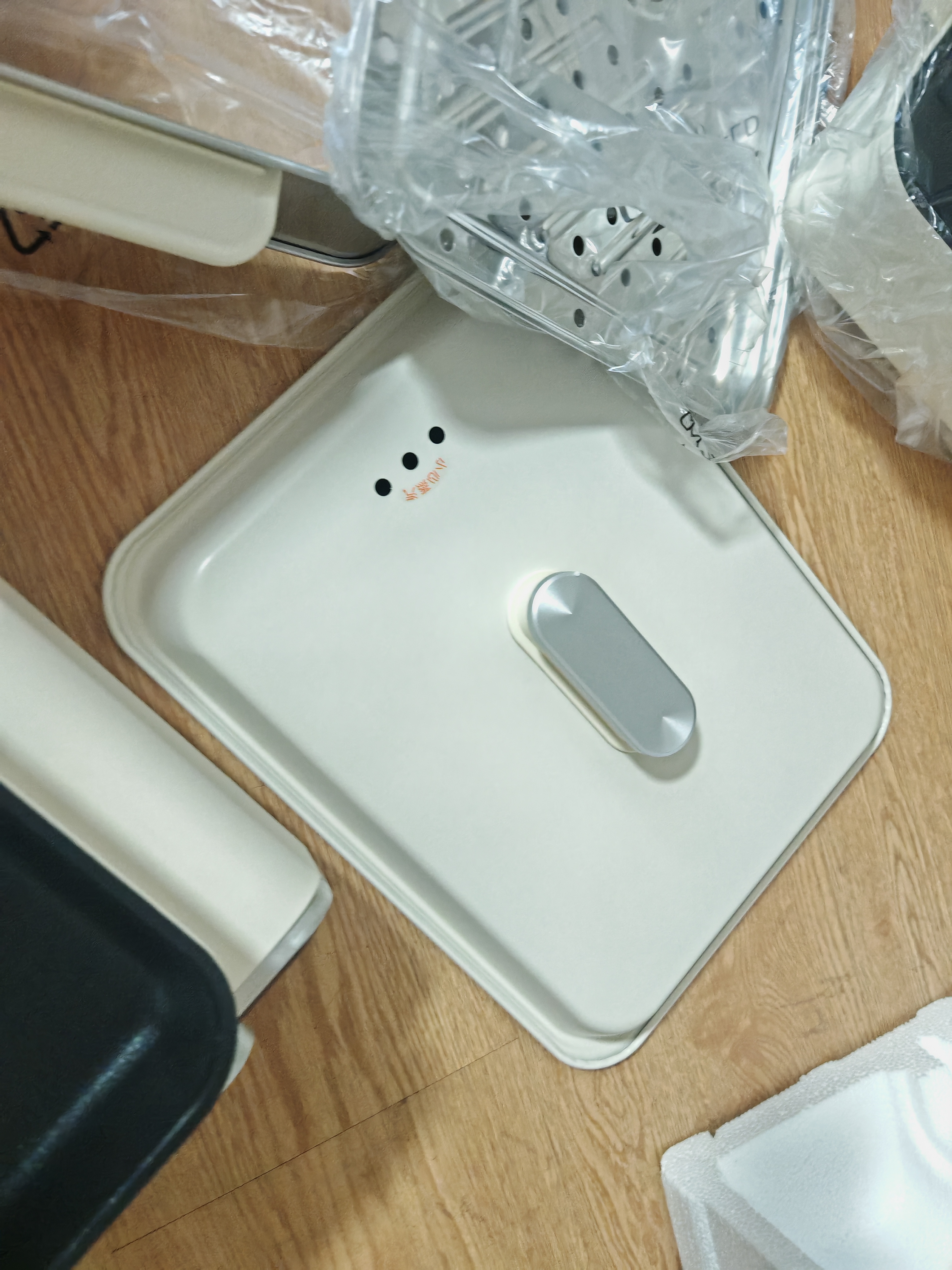 小熊（Bear）电火锅专用锅 折叠多功能锅烤肉锅分体式蒸煮多用途烤涮一体家用料理锅电锅 叠叠锅3.0鸳鸯锅N22P3 实拍图