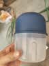 绞肉机小型打蒜器家用绞蒜切蒜器多功能辅食料理机电动蒜泥神器蒜蓉机自动切菜机压蒜器 宝蓝色- 0.26L （升级大电机） 实拍图