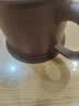 玉颐阁 鹿皮养壶垫 紫砂茶杯茶壶垫子 防滑隔热 功夫茶具配件 升级款耐泡水福字款二中号 直径11cm 实拍图