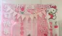 多美忆生日场景布置女孩烟花气球挂布儿童氛围道具装饰Hello Kitty套装 实拍图