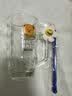GLASSLOCK&wigglewiggle联名儿童水杯家用玻璃杯子卡通果汁杯赠搅拌棒410ml 实拍图