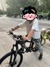 喜德盛（xds）儿童自行车小王子变速车7速青少年学生通勤运动单车黑银24英寸 实拍图