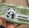 离草笔袋小学生文具盒女孩铅笔盒笔袋大容量帆布多层铅笔袋一年级高颜值初中生生日礼物 熊猫款 实拍图