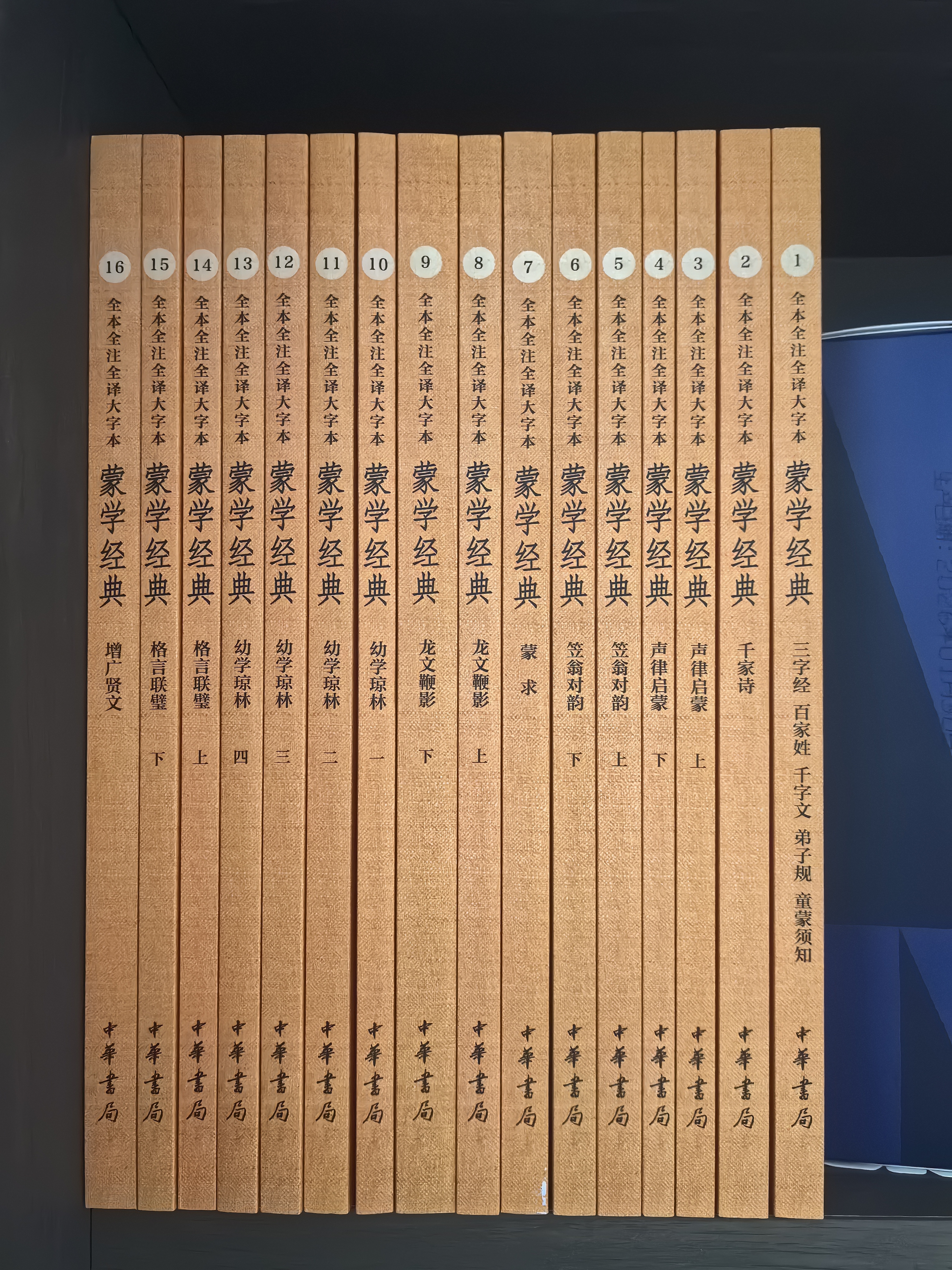 蒙学经典（全16册）识字读本知识百科诗歌韵律格言警句 三全本无删减中华书局中华经典名著全本全注全译 实拍图