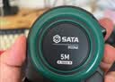 世达（SATA）5米包胶卷尺 锁定功能 双面刻度 防割耐磨防摔5Mx19MM 91334A 实拍图