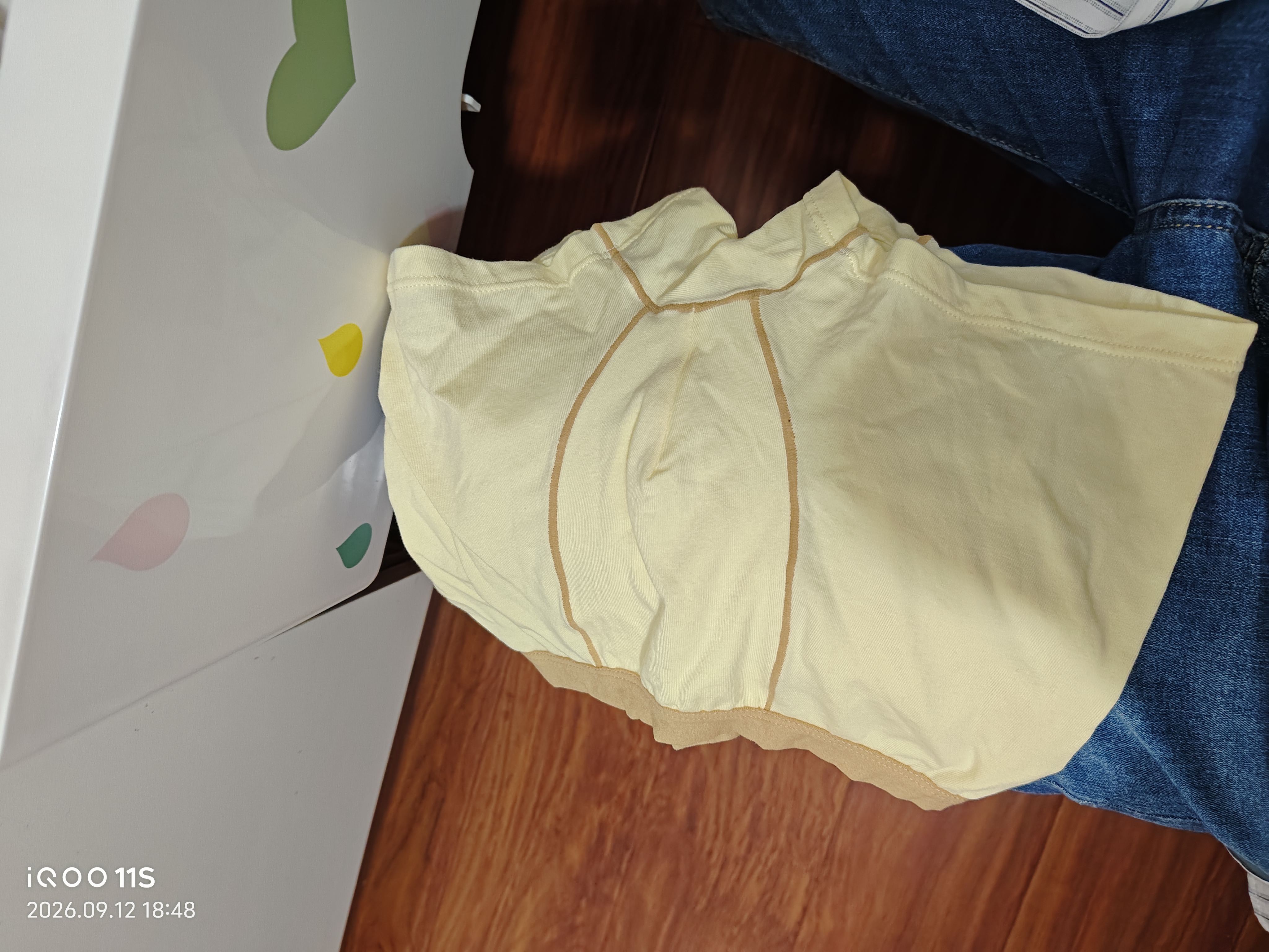 全棉时代儿童抗菌内裤3条装男童女童平角裤宝宝四角裤透气6-12岁男女孩 实拍图