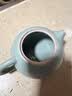 祥业汝窑泡茶壶西施壶功夫茶具开片可养侧把壶大号茶杯汝瓷陶瓷家用 大号西施壶 300ml 实拍图