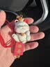 迪加伦招财猫平安牌车载吊坠后视镜挂件车内保平安生日礼物摆件高级感 实拍图
