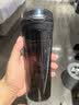 特百惠（Tupperware）晶彩400ml塑料杯男女士学生运动水杯子大容量泡茶杯 酷炫黑 实拍图