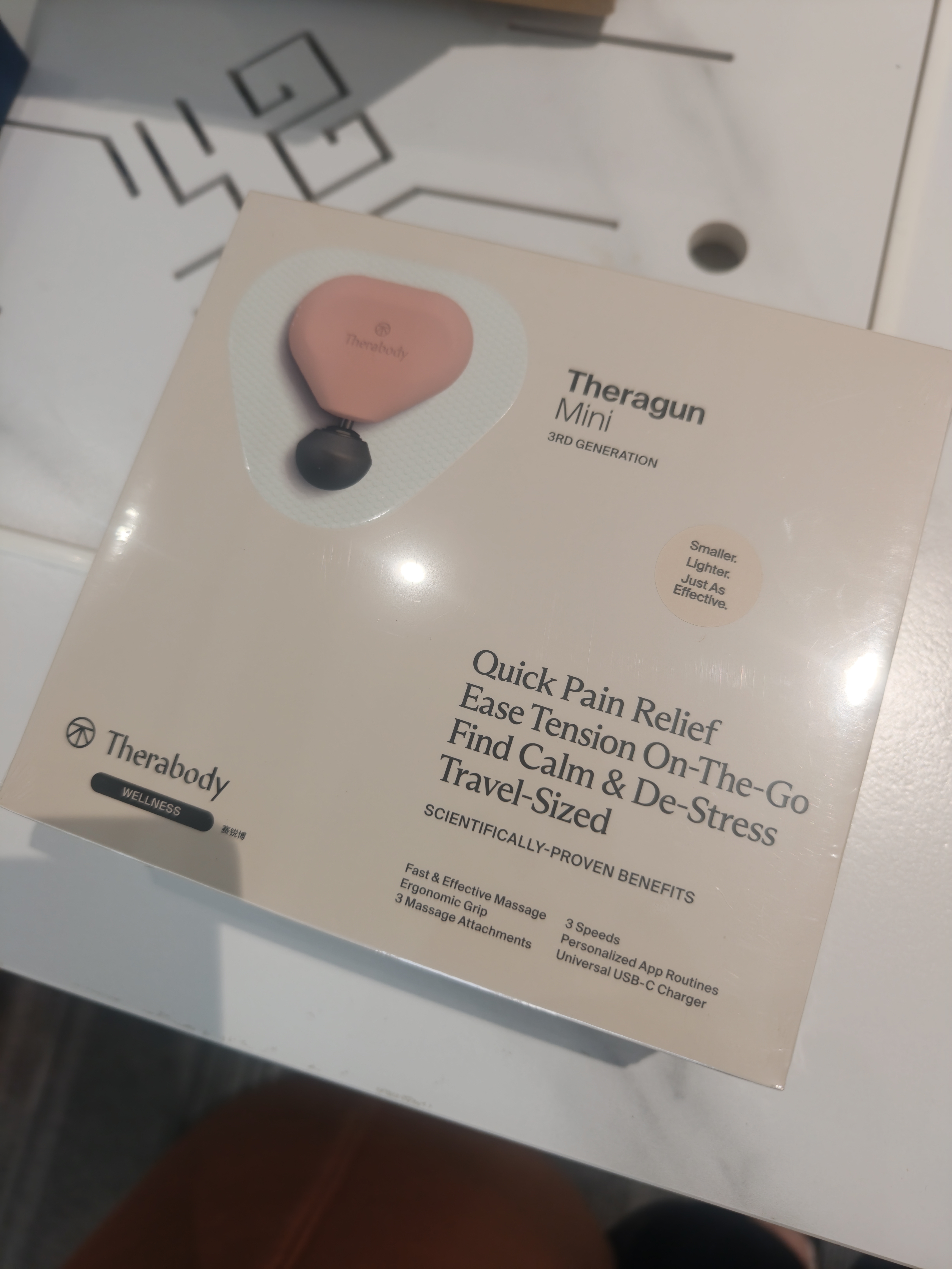 Therabody赛锐博Theragun Mini3.0小爱心筋膜枪便携健身放松按摩训练恢复缓解肌肉酸痛男生女生送礼 实拍图