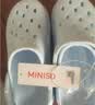 名创优品（MINISO）洞洞鞋女款夏季户外穿eva防滑防臭可DIY沙滩鞋增高凉拖鞋女士 卡其 38-39 实拍图