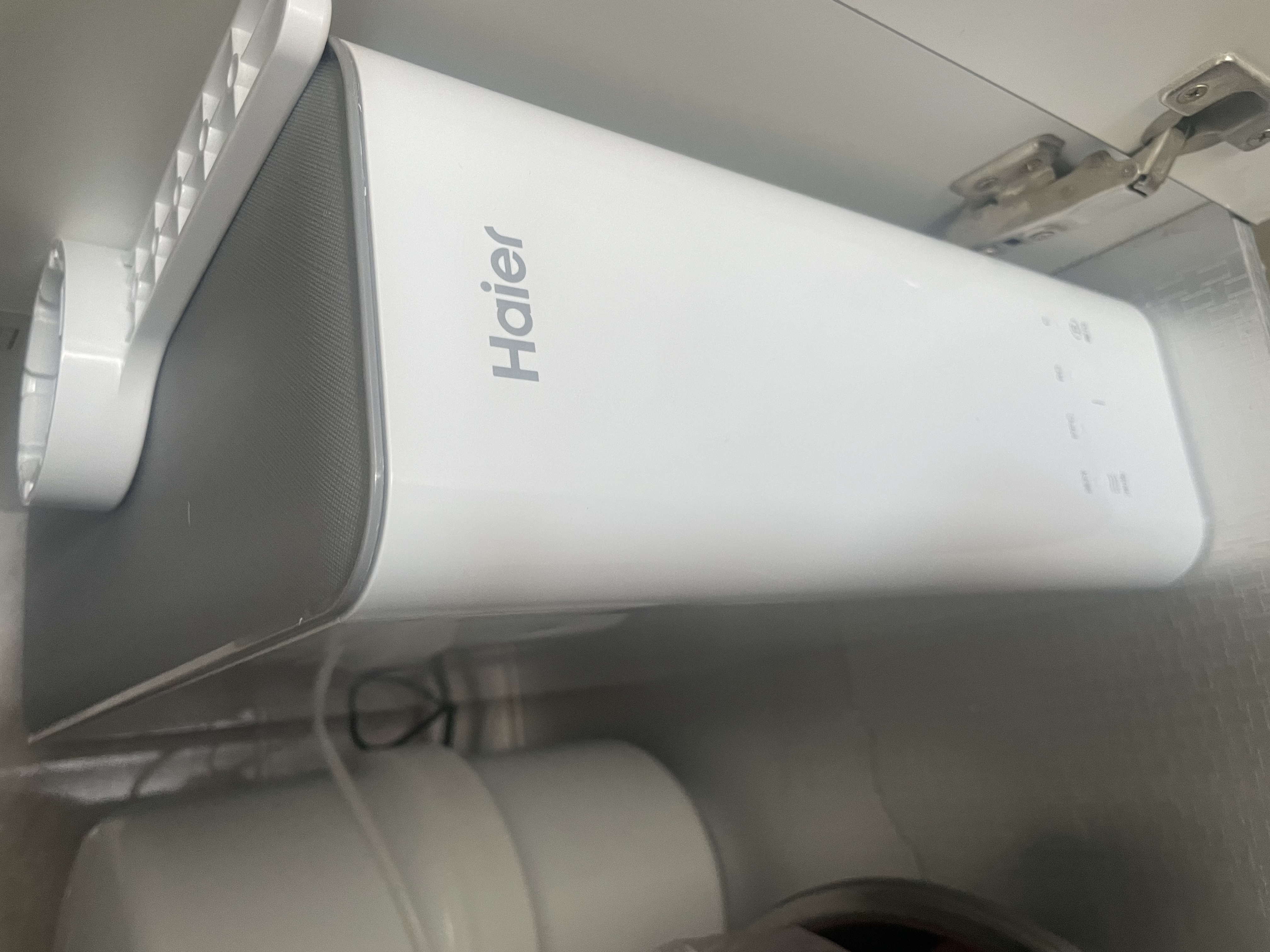 海尔（Haier）净水器母婴家用1200G流速厨下RO反渗透加热直饮一体机壁挂式管线机餐边柜净冷热前置过滤全屋套装 【全屋净水】顶配前置+净水器 实拍图