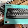 罗技（Logitech）MK275 键鼠套装 无线键鼠套装 办公键鼠套装 全尺寸 商务键鼠套装 带无线2.4G接收器 黑蓝色 实拍图