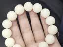 石玥珠宝15mm缅料白玉菩提根木手串把件文玩佛念珠转运手链男女士款礼物 实拍图
