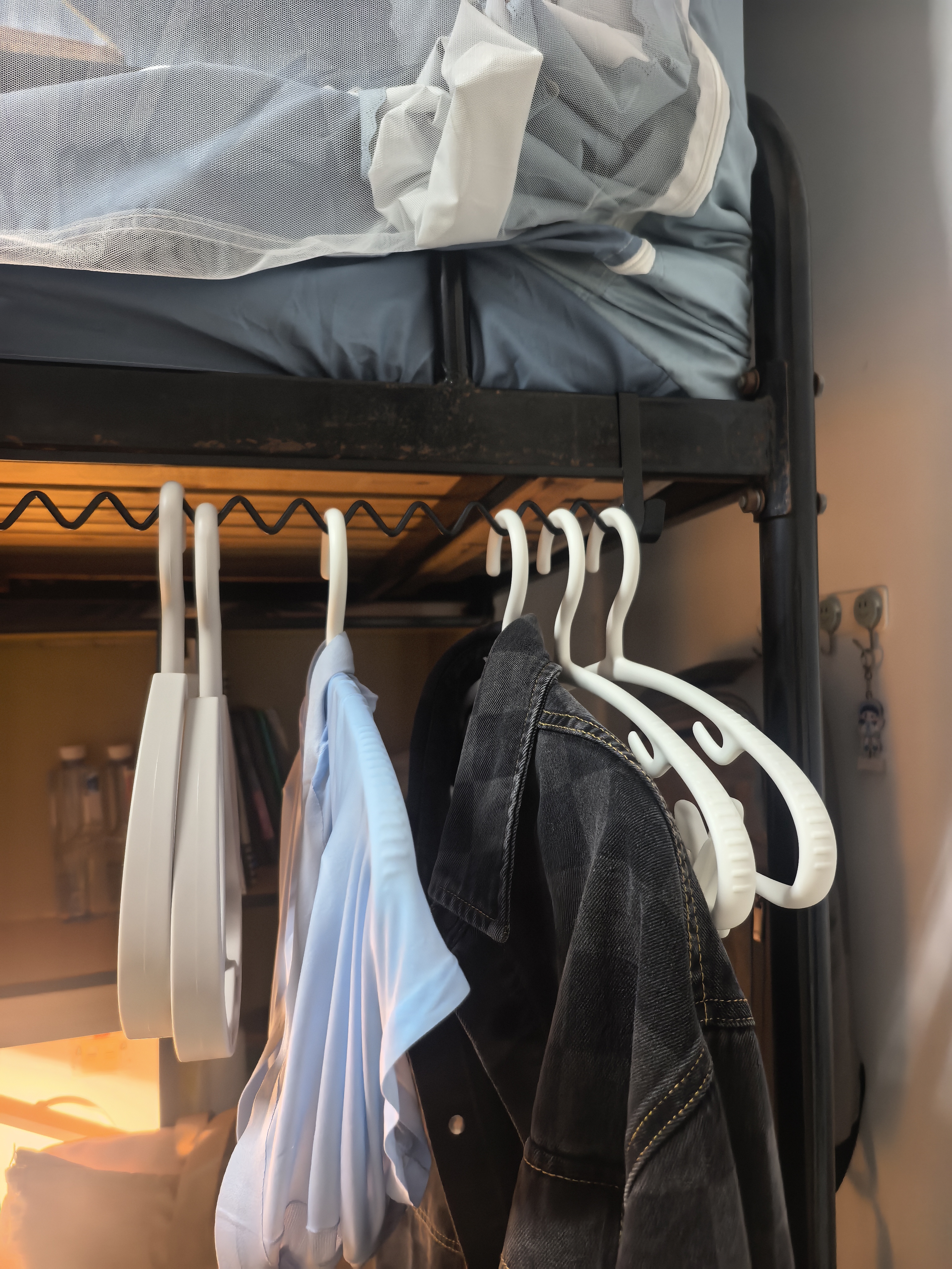 懒角落无痕防滑晾晒衣架子成人加厚加粗加宽大号10个阳台家用 实拍图