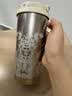 卡罗特纯钛保温杯户外便携咖啡杯子高端吸管水杯大容量钛杯生日伴手礼物 实拍图