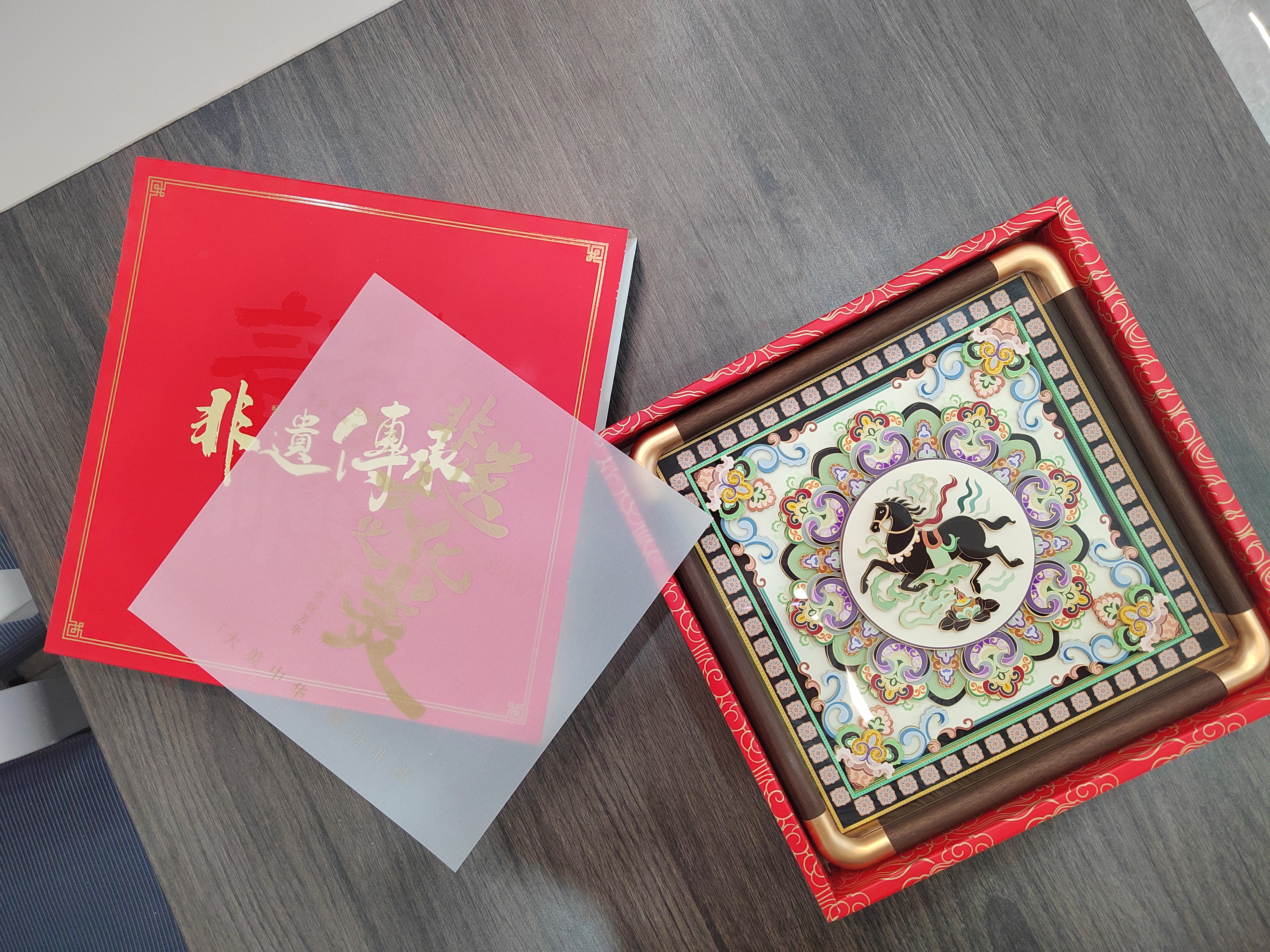 朱律阁马到成功摆件非遗中国特色手工艺品纪念品送老外礼盒生日礼物男女 实拍图