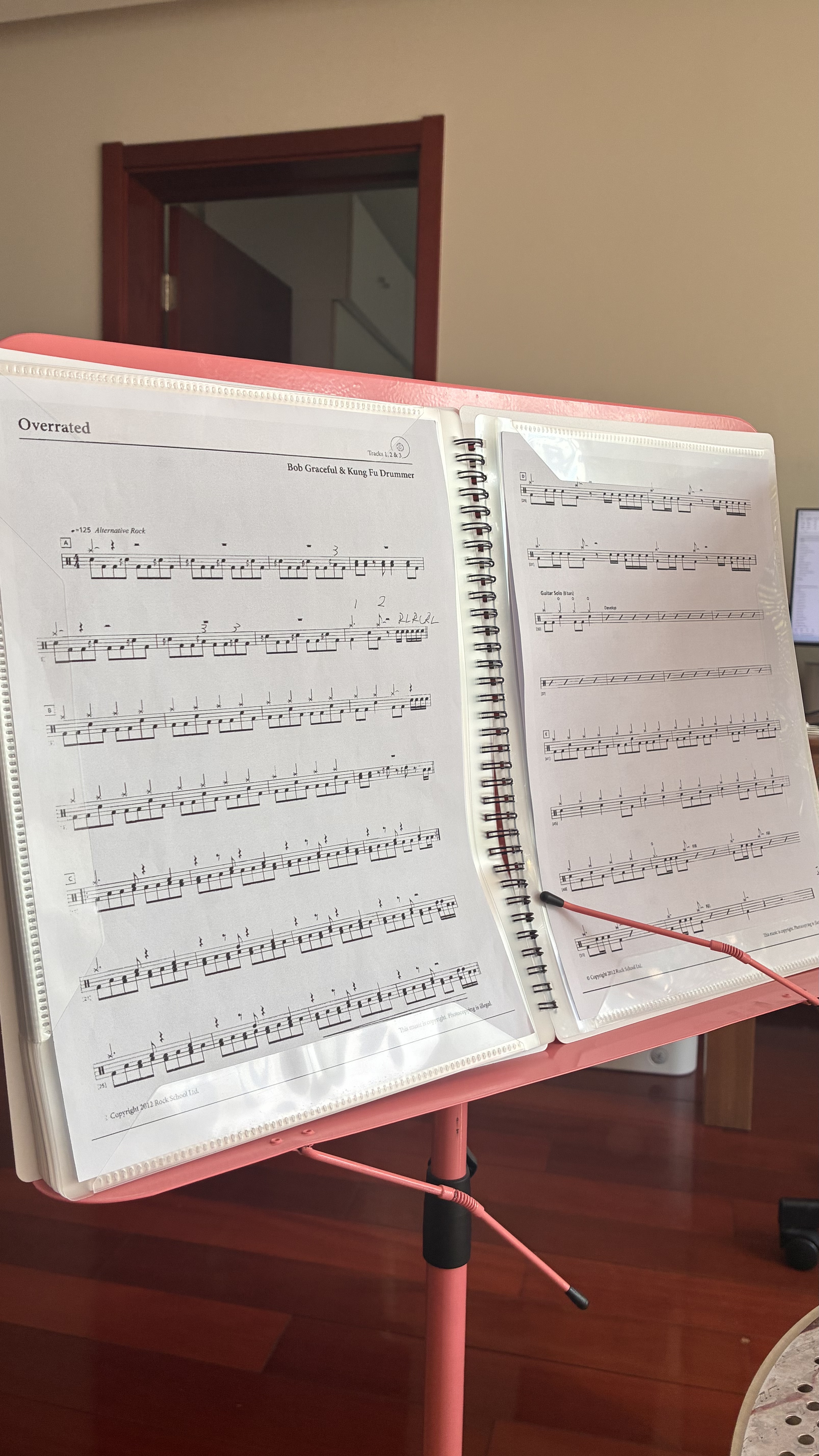 天色A4/40页可书写资料册文件夹钢琴乐谱曲谱夹学生收纳五线谱夹TS-1735治愈系琴房谱夹温润延音 实拍图