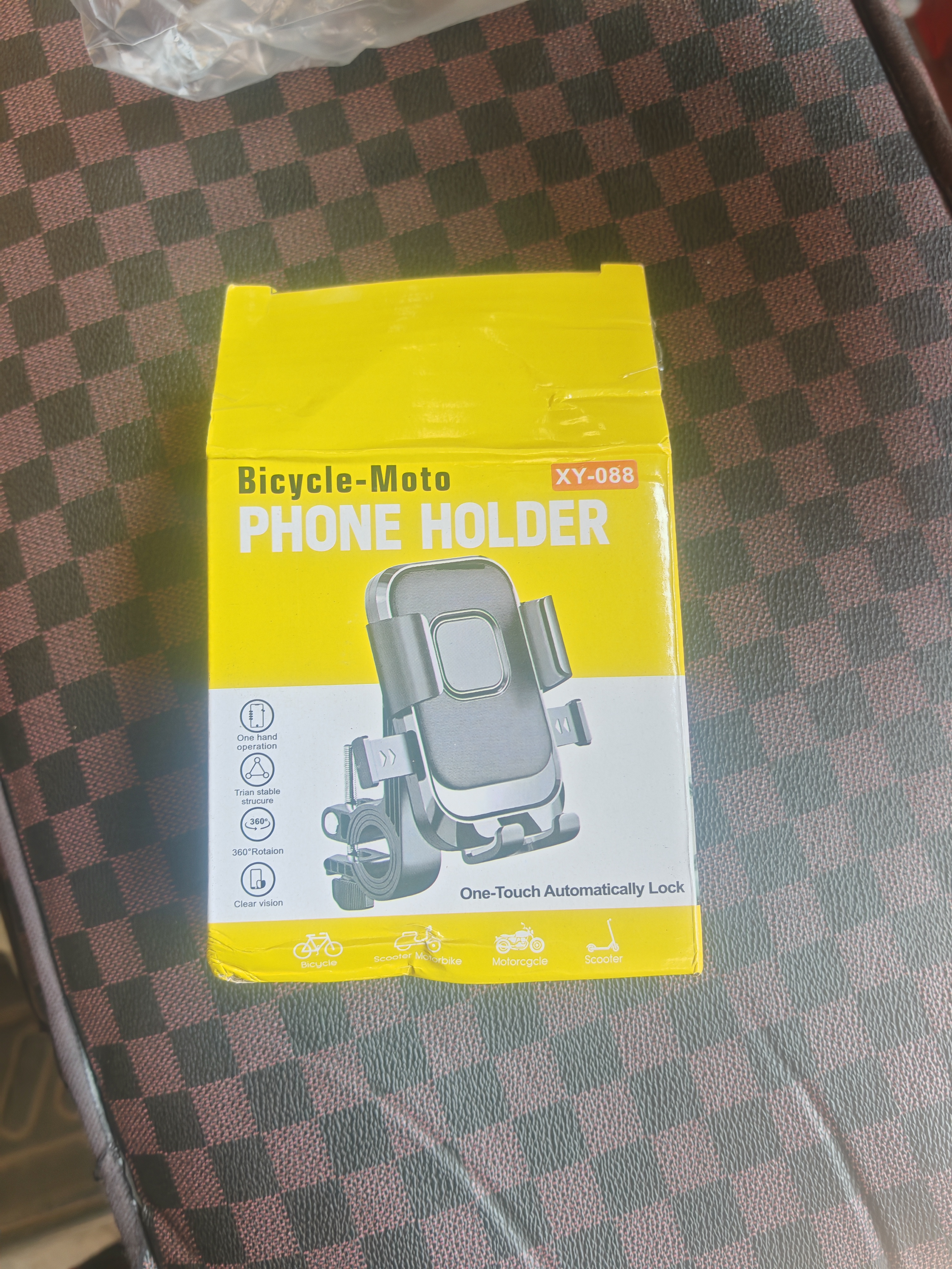BZBC电动车手机架摩托车外卖骑手快递手机支架踏板电瓶车导航支架骑行装备通用 实拍图