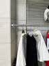 未来式免打孔伸缩晾衣杆浴帘杆不锈钢阳台晾衣架衣柜挂衣杆撑杆100-170 实拍图