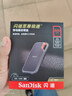闪迪（SanDisk） 移动固态硬盘Type-c和USB3.2双接口电脑ipad外置扩容硬盘高速硬盘 E61 500G云墨黑【读取1050MB/s】 实拍图