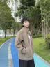 蕉内（Bananain）热皮302++男士外套秋季保暖夹克抗静电摇粒绒立领男秋装2026新款 陶土棕 M 实拍图