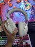 雷柏（Rapoo）VE3无线四模游戏耳机 头戴式三角洲行动FPS无畏契约电竞专用吃鸡听声辨位 多设备兼容 星光白 实拍图