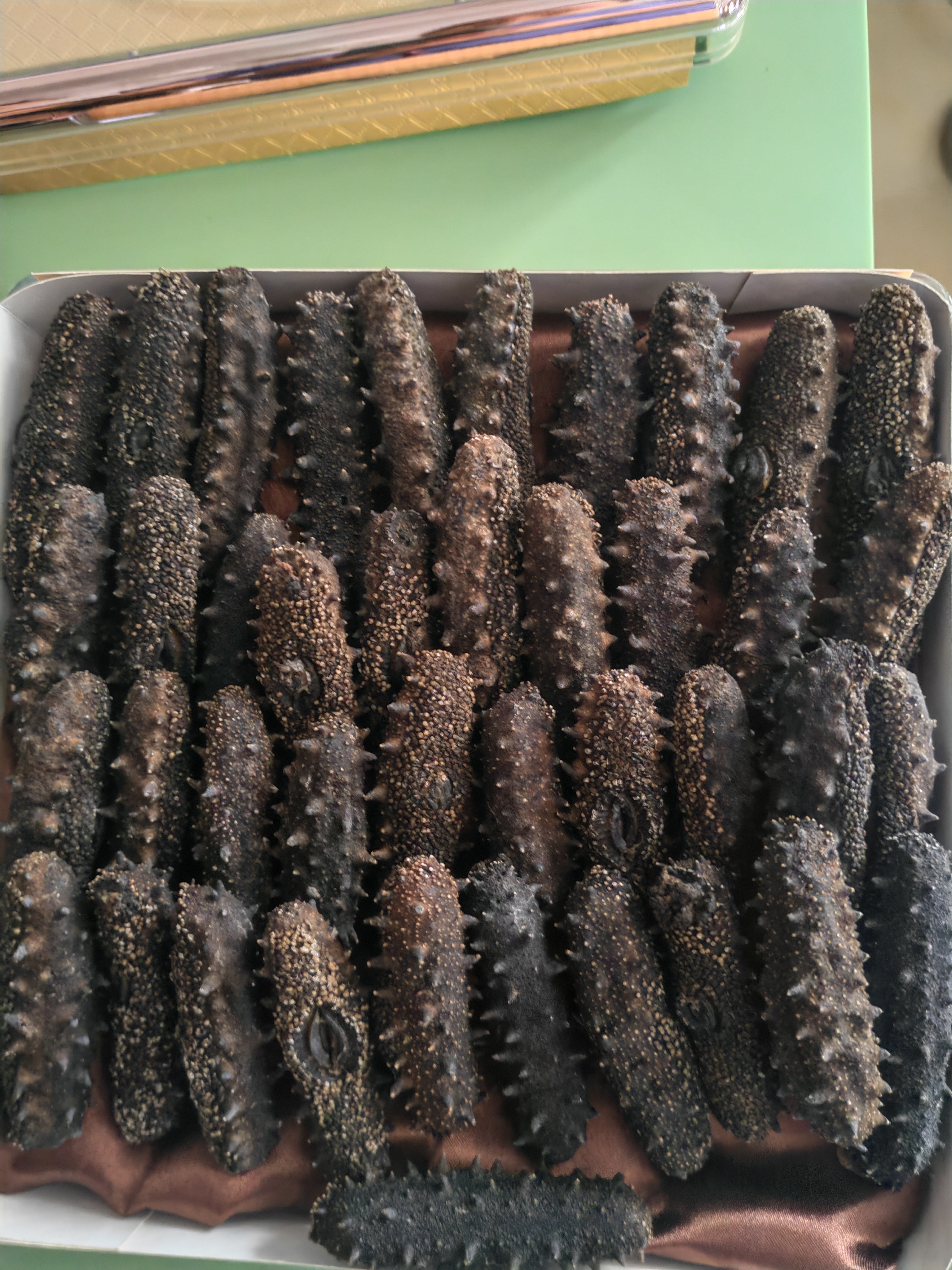 官参堂大连淡干海参干货 至甄500g 40-70只 底播辽刺参海鲜水产简装 实拍图