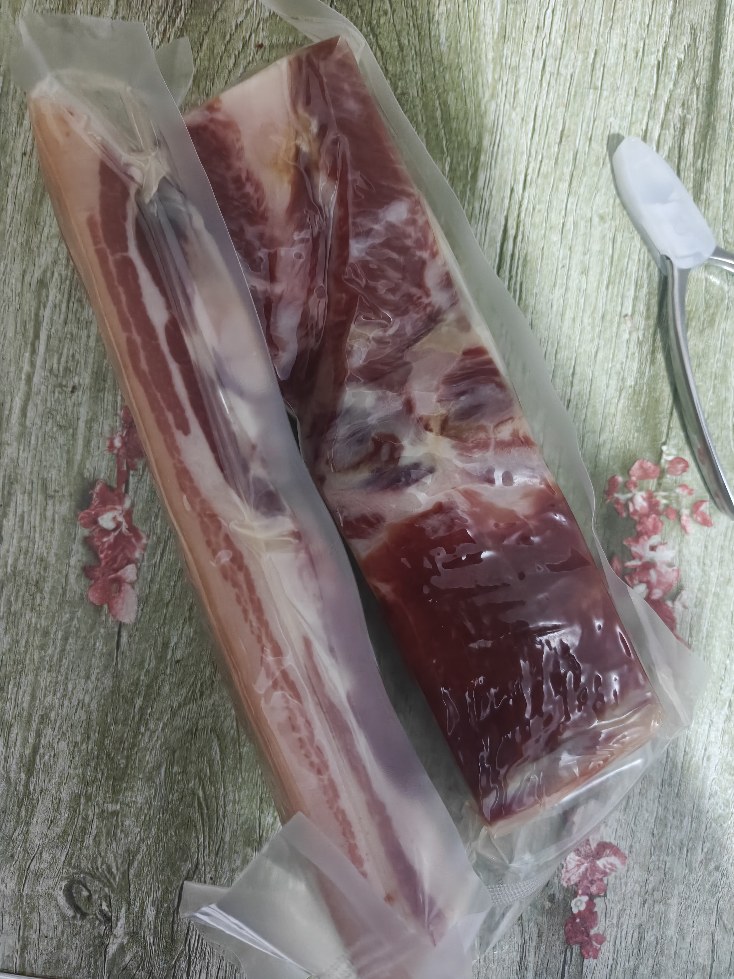 皇中皇五花咸肉500g风干咸肉南风肉刀板香老品牌咸肉腌笃鲜食材 实拍图