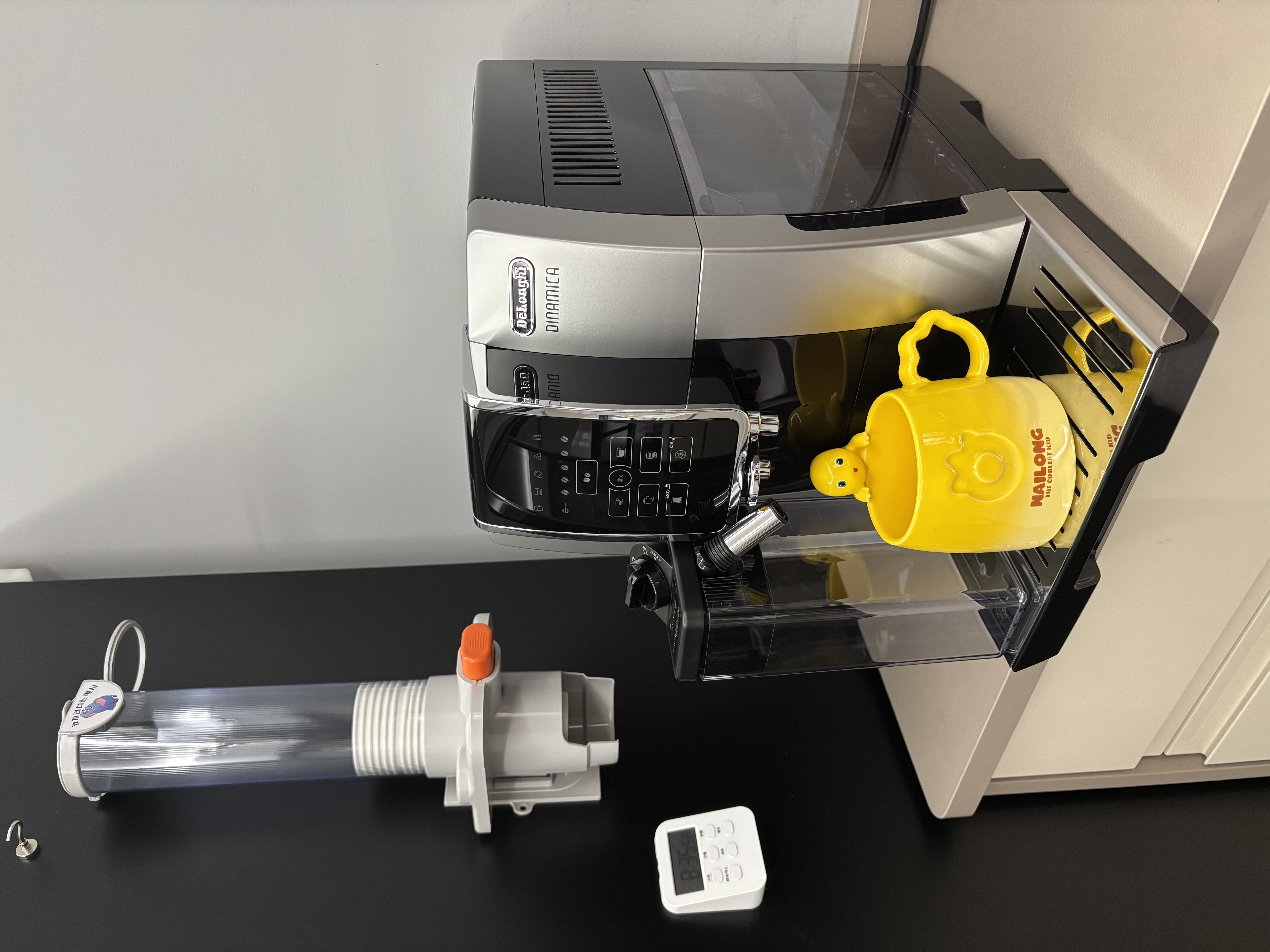德龙（Delonghi）咖啡机 家用全自动咖啡机 欧洲进口自动奶泡卡布奇诺 意式现磨灵动系列ECAM350.50明星同款 礼物 实拍图