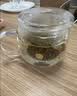 富光花茶杯透明茶杯内胆茶水分离杯办公室玻璃杯子水杯350ml 实拍图
