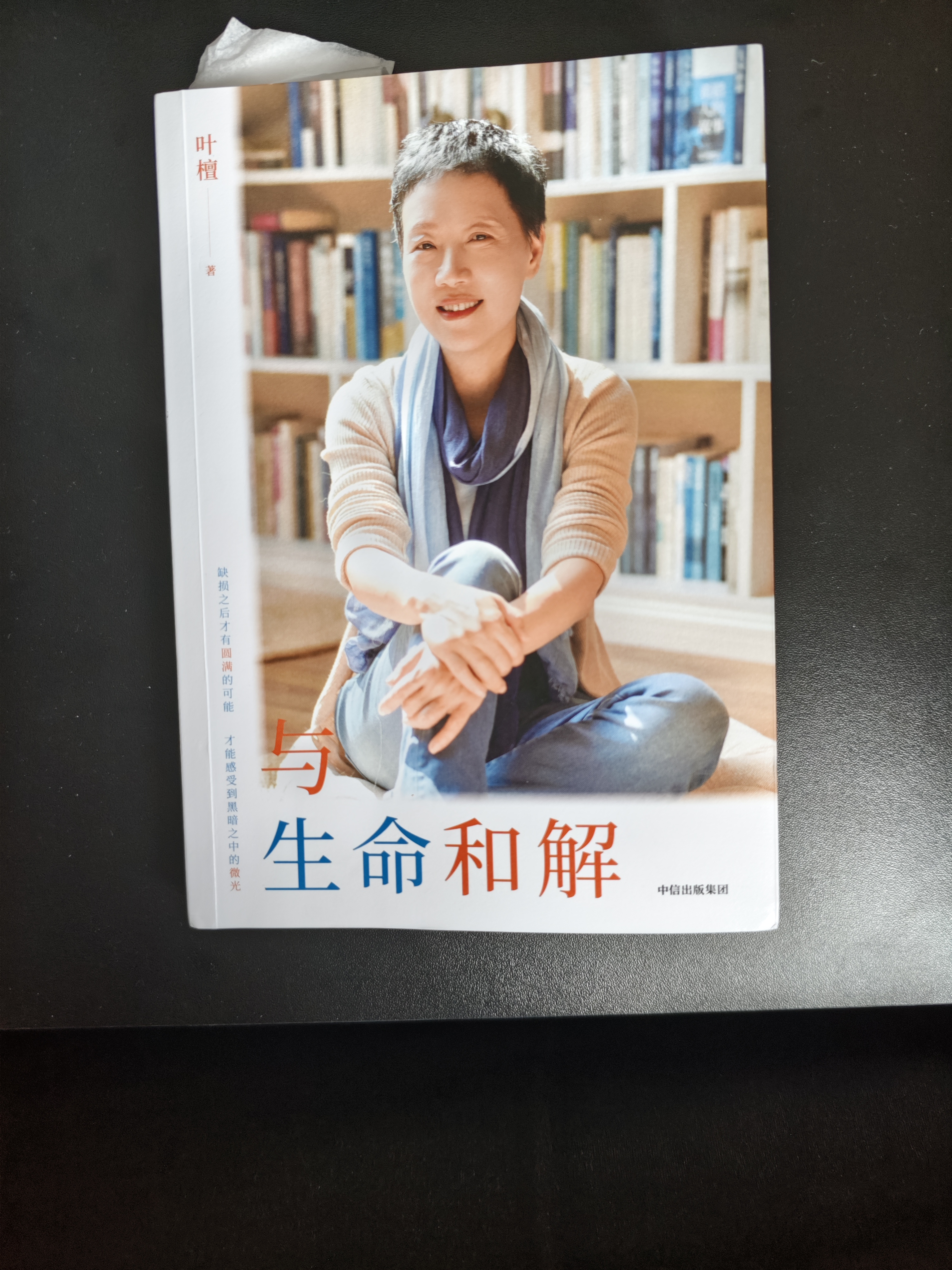 与生命和解 叶檀作品 叶檀抗癌纪实 叶檀财经 叶檀新书 自我和解 情绪内耗 中年焦虑 女性力量 生死观 生命感悟 中信出版社 实拍图