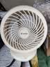 海尔（Haier） 统帅空气循环扇电风扇台扇小风扇涡轮扇家用节能风扇台式壁挂音轻定时摇头办公学生宿舍桌面风扇 【充电夜灯】顶配款LSF-CL101(W) 实拍图
