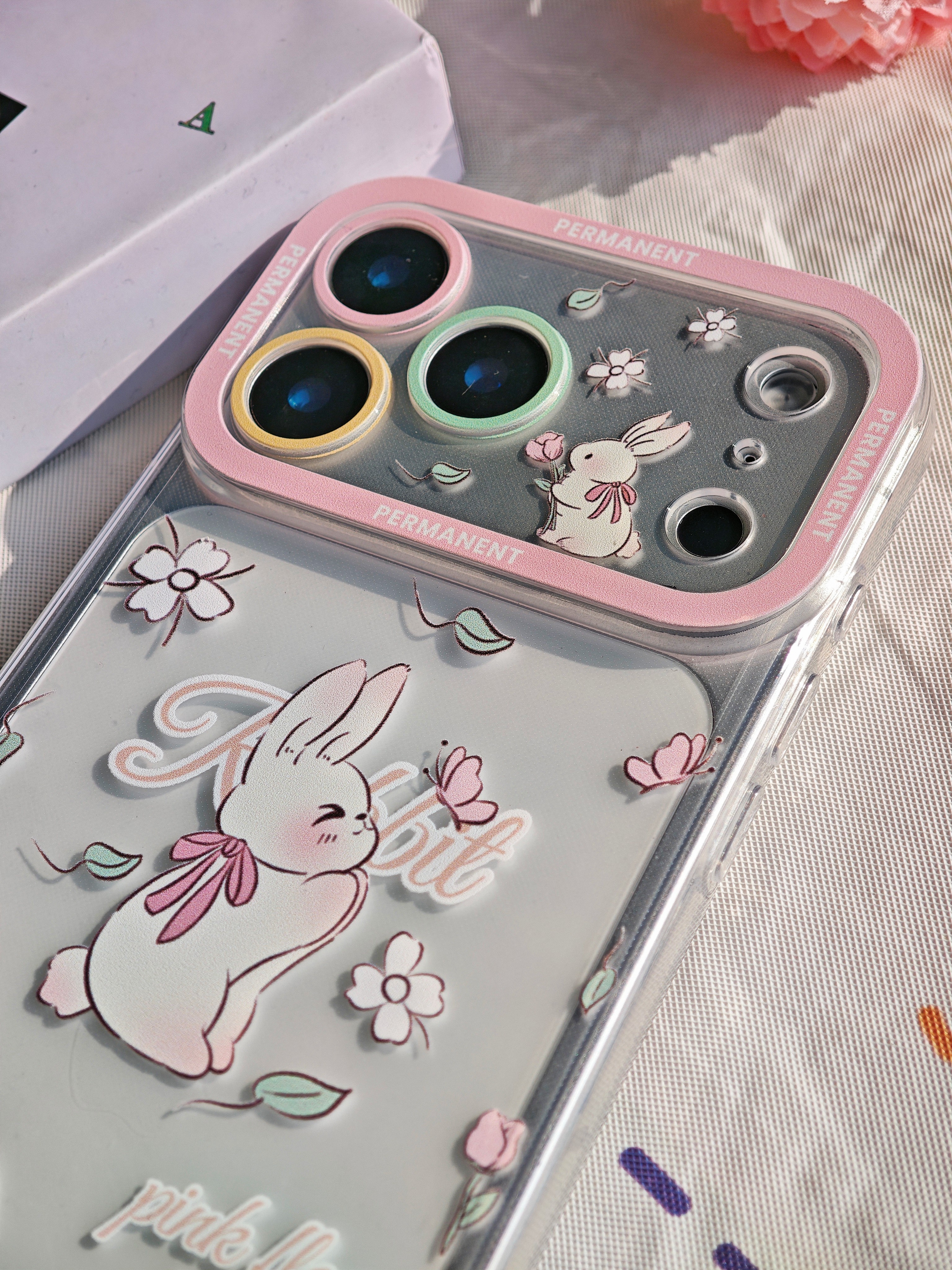 珂莉蔓适用苹果18promax手机壳新款镜头全包iphone18promax保护透明外壳硅胶防摔高级可爱男女-草莓兔叽 实拍图