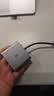 毕亚兹 Type-C转hdmi/USB3.0/PD扩展坞苹果电脑转换器macbook 转接头手机接投影仪显示器拓展坞USB-C分线 实拍图