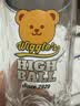 GLASSLOCK&wigglewiggle联名儿童水杯家用玻璃杯子卡通果汁杯赠搅拌棒410ml 实拍图