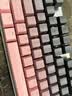 罗技（Logitech）K845机械键盘 有线键盘 办公电脑打字键盘  电竞游戏发光全尺寸个性化定制键帽 K845茶轴+透光黑莓键帽 实拍图