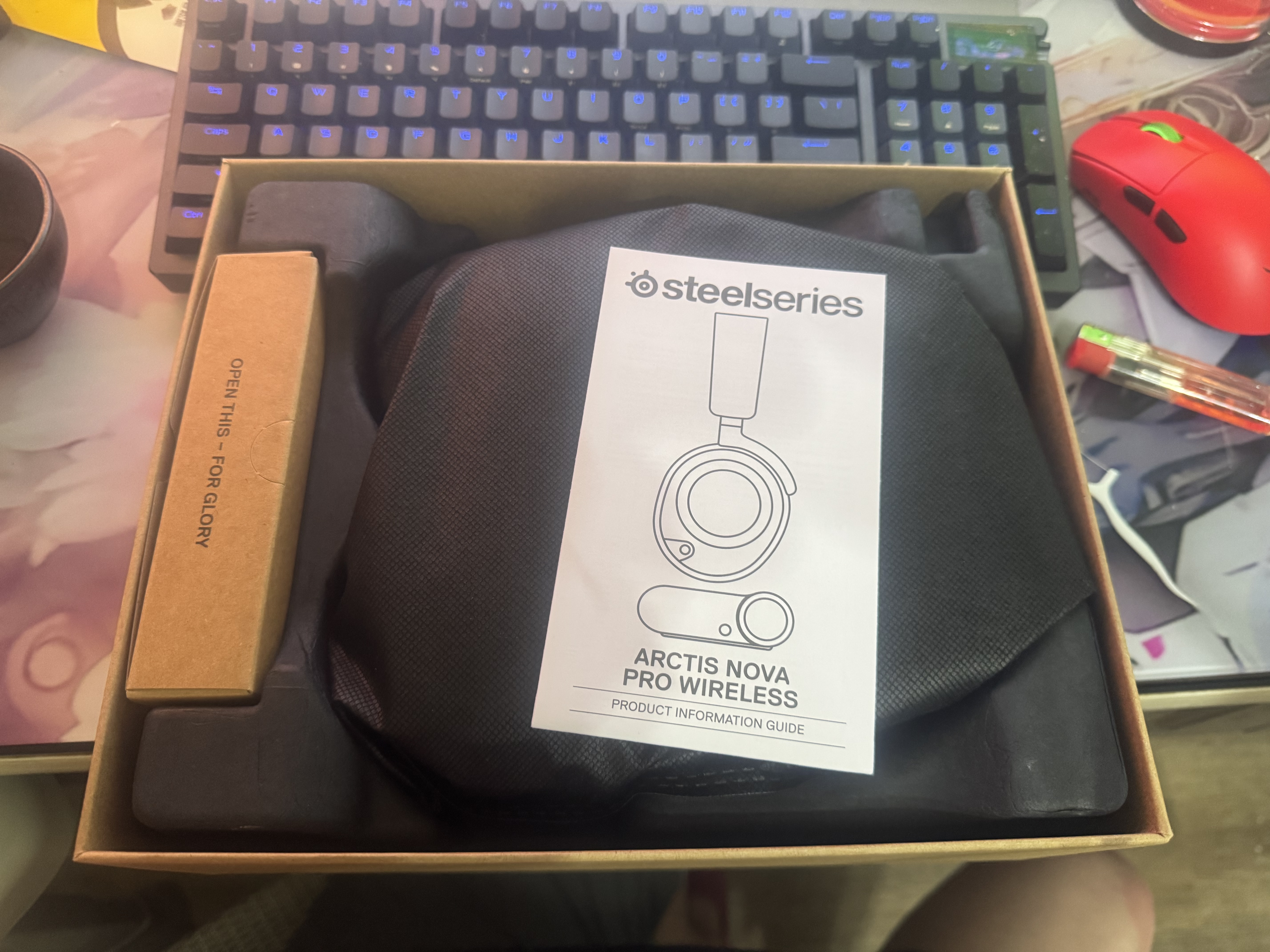 赛睿（SteelSeries）【Faker冠军同款】寒冰新星Arctis Nova Pro Wireless电竞无线游戏电竞耳机耳麦四模ANC环保装 实拍图