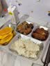 今万福304不锈钢餐盘饭盒分格 快餐盘学生餐盒 六格350g 洗碗机可用 实拍图