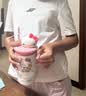 三丽鸥（SANRIO）HelloKitty公仔冰霸保温杯316不锈钢带吸管办公室女生日礼物500ml 实拍图