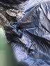 YOUYIFEI电动车雨衣加大加厚防暴雨成人摩托车雨披加长遮脚男士通用骑行 藏青（加厚提花牛津布）双人款5XL(适合中大型车) 实拍图